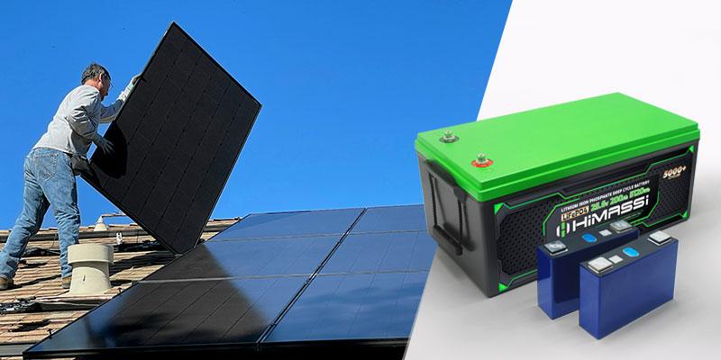 hook up solar panel to battery