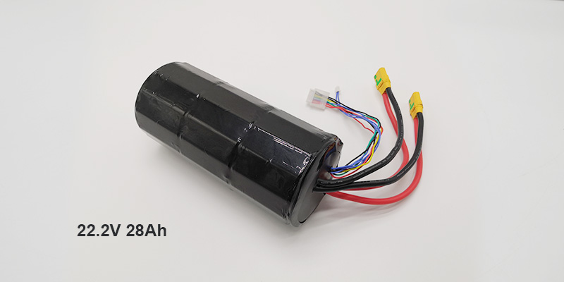 22.2v 28ah lithium battery pack